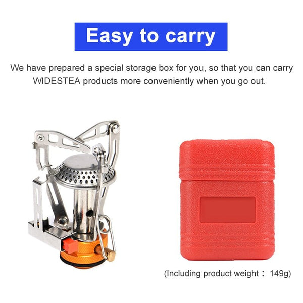 Camping One-piece Gas Stove Heater Tourist Burner Foldable Outdoor Picnic Kitchen Equipment Supplies Survival Furnace - Vimost Shop