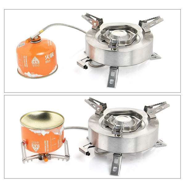 Camping Tourist Burner Gas Stove Outdoor Cookware Portable Furnace Picnic Barbecue Equipment Tourism Supplies Big Power - Vimost Shop