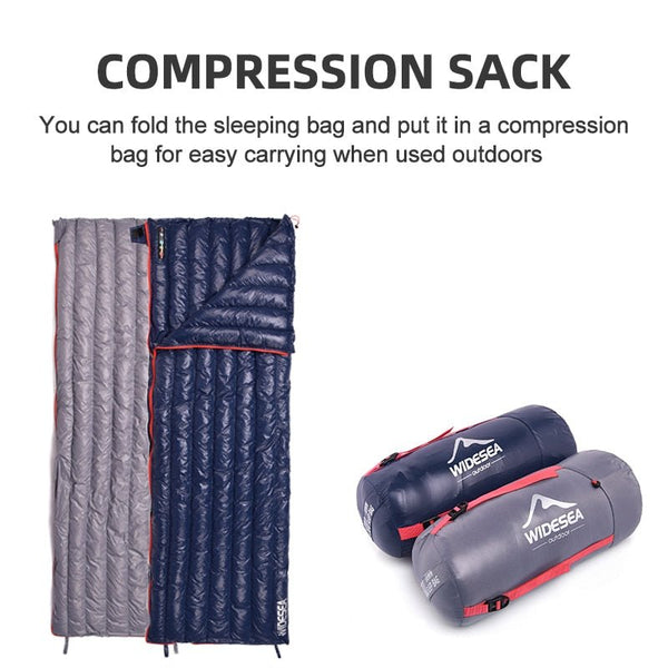 Camping Ultralight Sleeping Bag Down Waterproof Lazy Bag Portable Storage Compression Slumber Bag Travel Sundries Bag - Vimost Shop