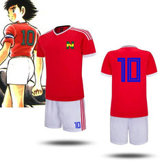 Captain Tsubasa cosplay Jersey, Kids japanese Classic cartoon Camisetas football japan