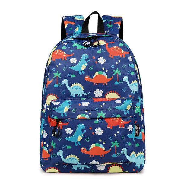 Cartoon Dinosaur Printed Student School Bags - Vimost Shop