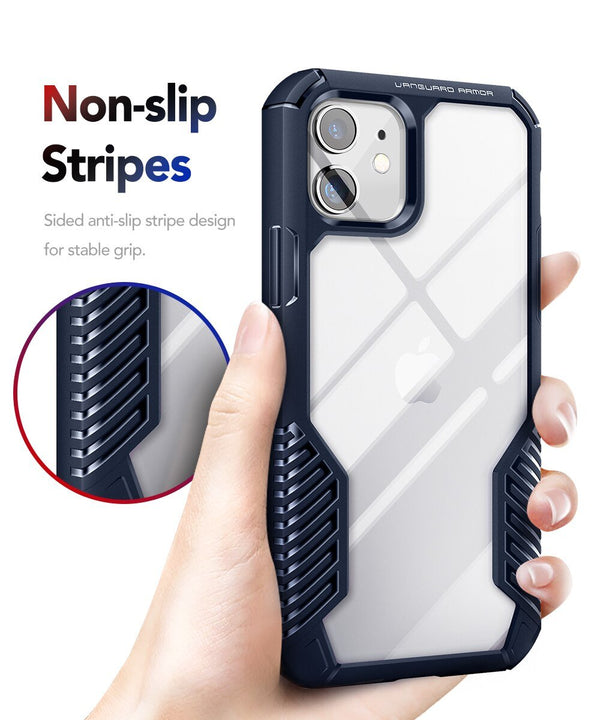Case for iPhone 12 Mini 5.4 Inch Vanguard Armor Designed Durable Drop Protection Shockproof Phone Case for iPhone 12 Mini - Vimost Shop