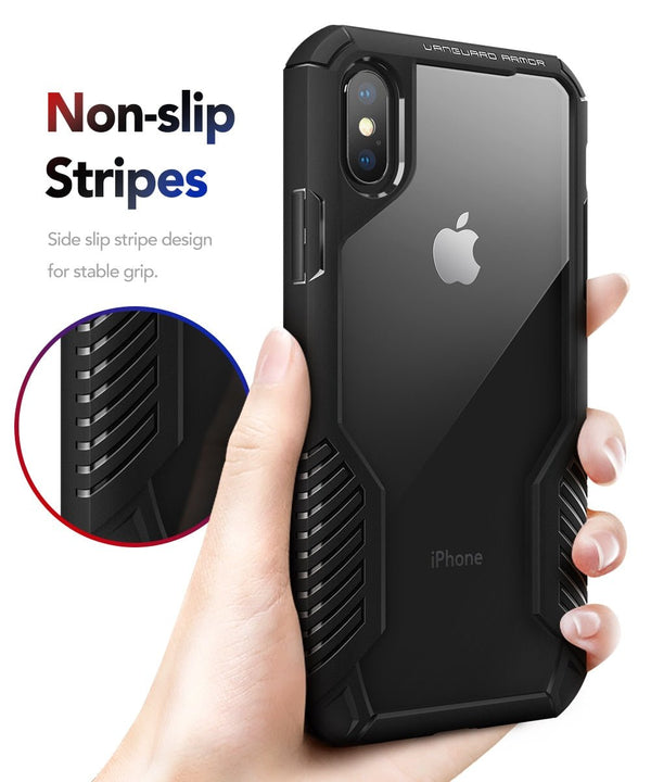 Case For iPhone X/Xs Vanguard Armor Designed Rugged Case Heavy Duty Military Grade Shockproof Drop Protection Cover - Vimost Shop