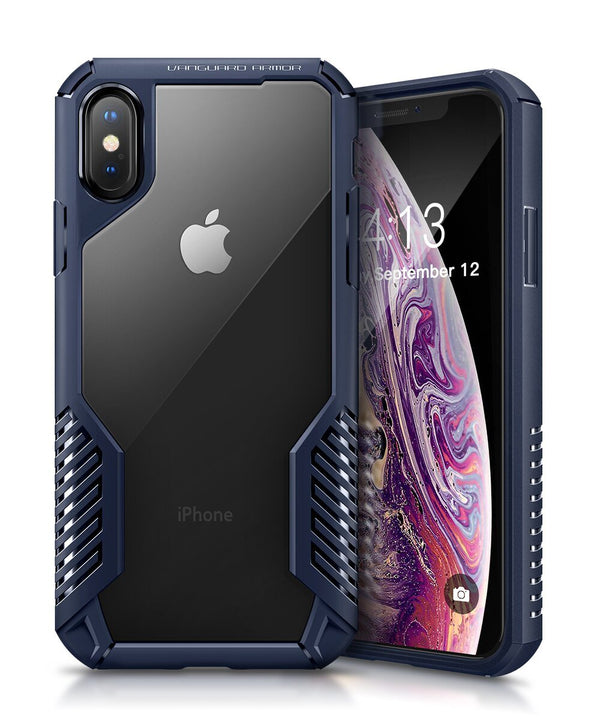 Case For iPhone X/Xs Vanguard Armor Designed Rugged Case Heavy Duty Military Grade Shockproof Drop Protection Cover - Vimost Shop