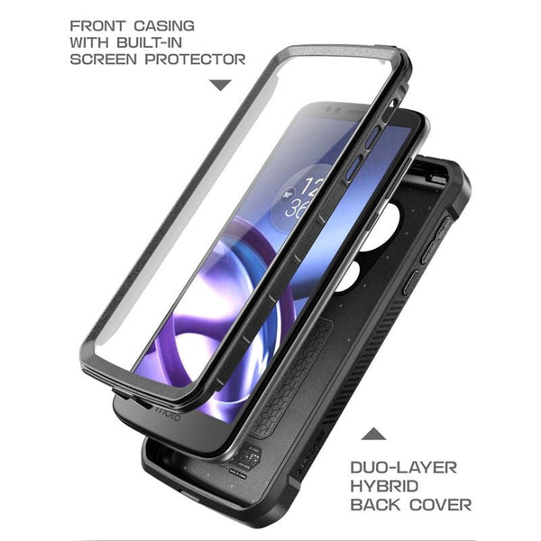 Case For Moto G6Play SUPCASE UB Pro Full-Body Rugged Holster Cover with Built-in Screen Protector For Moto G6 Play Case - Vimost Shop