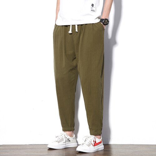 Casual Streetwear Pant Black Autumn Army Green Hip Hop Fitness Military Japan Straight Trousers Men Fashion Joggers Harem Pants - Vimost Shop