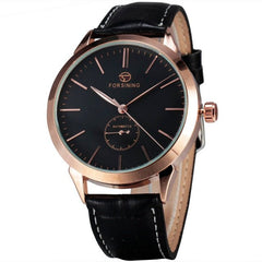 Casual Watch Men Automatic Minimalist Mechanical Wrist Watches For Men Classic Genuine Leather Strap - Vimost Shop