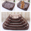Cat Dog Bed Winter Warm Pet Sofa Waterproof Leather Kennel House Removable Mat For Small Medium Large Dogs Pets Sleeping Beds - Vimost Shop