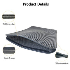 Cat Litter Mat Waterproof Double-Layer Pet EVA Foam Trapper Non-Toxic Pad Pet Cleaning Accessories - Vimost Shop
