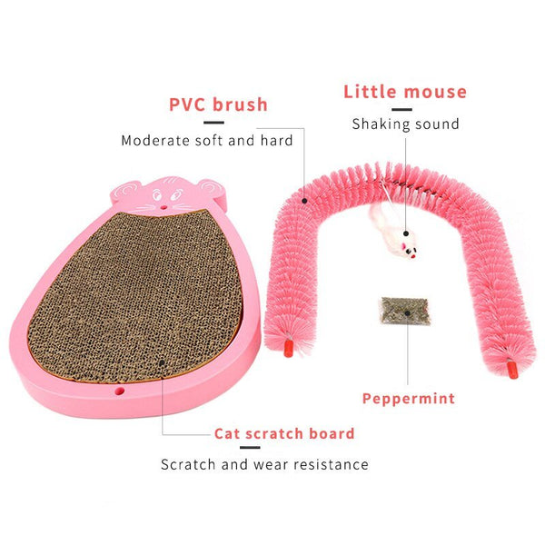 Cat Scratcher Mat Pet Climbing Toys Thicker Corrugated Paper Cats Board Scratching Post Mat Claws Care Supplies for Cat Pet Toys - Vimost Shop
