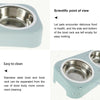 Cat Stainless Steel Bowls Pet Feeding Double Bowl Anti-skid Water Bowl Food Dish Dog Cats Feeder Round Bowl Pets Supplies - Vimost Shop