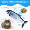 Cat Toy Electric Wagging Fish Simulation Fish Kitten Chewing Biting Kicking Playing Toys Catnip Stuffed Cat Interactive Toy - Vimost Shop