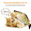 Cat Toy Electric Wagging Fish Simulation Fish Kitten Chewing Biting Kicking Playing Toys Catnip Stuffed Cat Interactive Toy - Vimost Shop