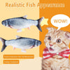 Cat Toy Electric Wagging Fish Simulation Fish Kitten Chewing Biting Kicking Playing Toys Catnip Stuffed Cat Interactive Toy - Vimost Shop