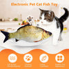 Cat Toy Electric Wagging Fish Simulation Fish Kitten Chewing Biting Kicking Playing Toys Catnip Stuffed Cat Interactive Toy - Vimost Shop