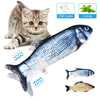 Cat Toy Electric Wagging Fish Simulation Fish Kitten Chewing Biting Kicking Playing Toys Catnip Stuffed Cat Interactive Toy - Vimost Shop