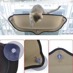 Cat Window Hammock With Strong Suction Cups Pet Kitty Hanging Sleeping Bed Comfortable Warm Ferret Cage Cat Shelf Seat Beds - Vimost Shop