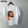 Character t-shirts fashion girls tops short sleeve printing t-shirts korean women - Vimost Shop