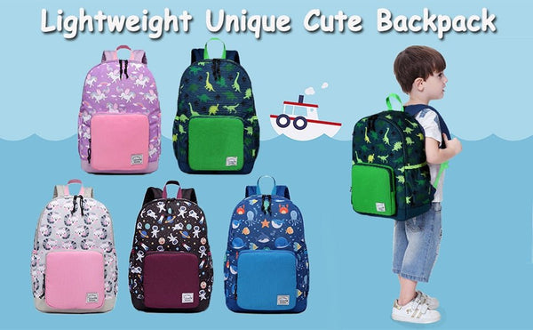 Children Backpack Kids School Bags Kindergarten Preschool Backpack Cartoon Backpack for Girls Boys With Chest Strap - Vimost Shop