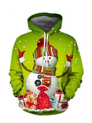 Christmas 3D Sweater hooded sweater Warm Sweater - Vimost Shop