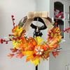 Christmas Halloween Artificial Wreath Party Home Decoration Supplies Gift Autumn Harvest Door Garland Thanksgiving - Vimost Shop