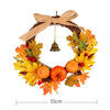 Christmas Halloween Artificial Wreath Party Home Decoration Supplies Gift Autumn Harvest Door Garland Thanksgiving - Vimost Shop