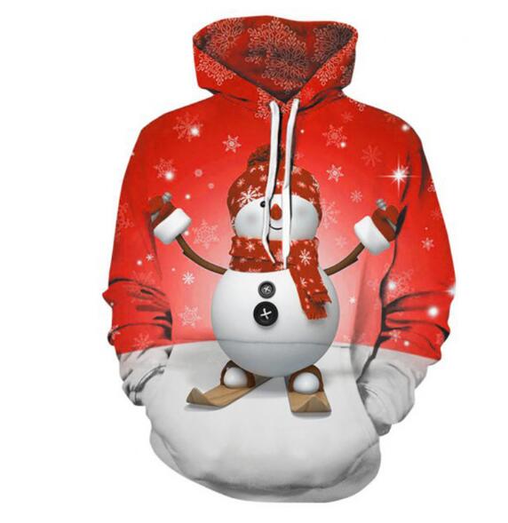 CHRISTMAS Snowman 3D Print Hoodies - Vimost Shop
