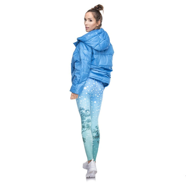 Christmas Style Women Legging Aurora Winter Printing Fitness Leggings Fashion Cozy High Waist Woman Pants - Vimost Shop