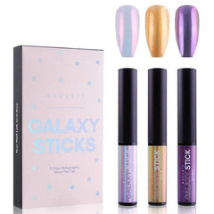 Chrome Nail Powder Pen Holographic Nail Powder 3 Colors Air Cushion Pen Mirror Effect Nail Art DIY Gel - Vimost Shop