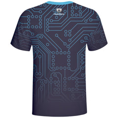 Circuit board Design Cyberpunk Gaming Shirts Wear Gaming Team - Vimost Shop