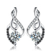 Classic 2.2g 100% Genuine 925 Sterling Silver Female Earring Fine Jewelry Vintage Wedding Stud Earrings for Women - Vimost Shop
