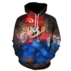 Classic Cartoon Mario Bros 3D Print Jacket Men/Women Casual Streetwear Hoodie Man Cute Clothes Sweat Pour Homme Harajuku - Vimost Shop