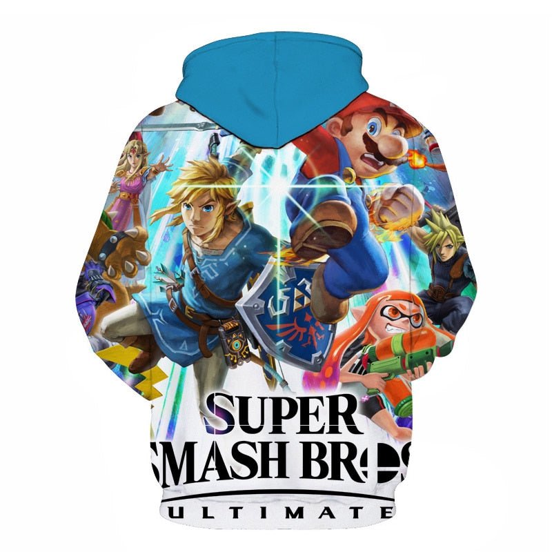 Classic Cartoon Mario Bros 3D Print Jacket Men/Women Casual Streetwear Hoodie Man Cute Clothes Sweat Pour Homme Harajuku - Vimost Shop