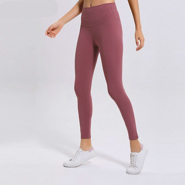 Classical 2.0Versions Soft Naked-Feel Athletic Fitness Leggings Women Stretchy High Waist Gym Sport Tights Yoga Pants lulu - Vimost Shop