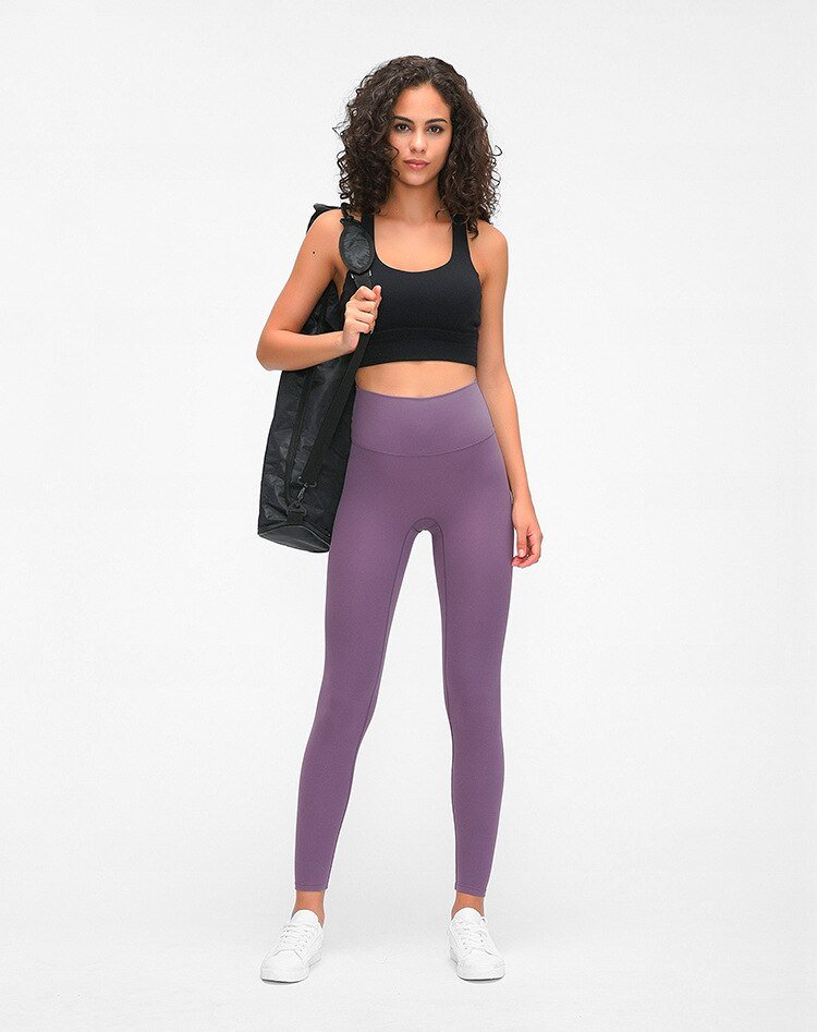 Classical 3.0 Version Soft Naked-feel Workout Gym Yoga Tights Women Squatproof High Waist Fitness Sport Leggings Running Pants - Vimost Shop