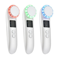 Cleansing Rejuvenation Device LED Photon Therapy Vibration Massager Skin Beauty Instrument Warm Treatment Massage Face Care Tool - Vimost Shop