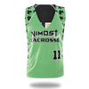 Clover Black Green Design Lacrosse Reversible Pinnes and Shorts - Vimost Shop