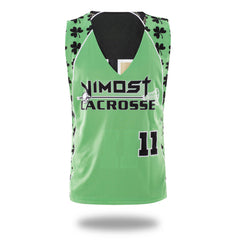 Clover Black Green Design Lacrosse Reversible Pinnes and Shorts - Vimost Shop