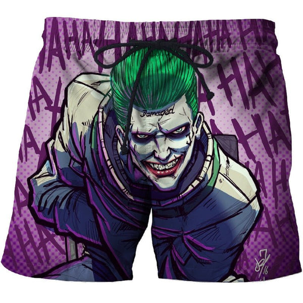 Clown mouth 3d Printed Beach Shorts Men Shorts 3d Shorts Plage Summer Swimwear Quick Dry Pants Board Shorts Drop Ship - Vimost Shop