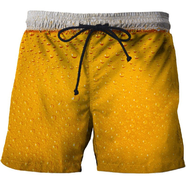 Cola bubble Printed Beach Shorts Men Board Shorts 3d Homme Men Short Plage Brand Quick Dry Swimwear Drop Ship - Vimost Shop