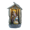 Cold cast resin figurines Holy Family Statue Xmas Ornament Jesus Mary Joseph Catholic Figurine Home Decor Nativity Scene - Vimost Shop
