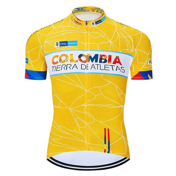 Colombia Cycling Jersey 9D Set MTB Uniform Bicycle Clothing Ropa Ciclismo Mens Quick Dry Bike Wear Short Maillot Culotte - Vimost Shop