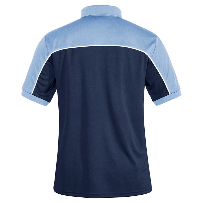 Color Block T-Shirts Mens Short Sleeve Polo Shirts Fashion Casual Golf Polos Business Tee Shirts Button Down Polo Shirt - Vimost Shop