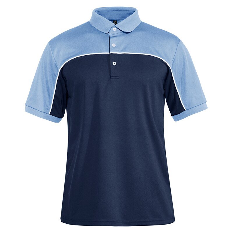 Color Block T-Shirts Mens Short Sleeve Polo Shirts Fashion Casual Golf Polos Business Tee Shirts Button Down Polo Shirt - Vimost Shop