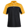 Color Block T-Shirts Mens Short Sleeve Polo Shirts Fashion Casual Golf Polos Business Tee Shirts Button Down Polo Shirt - Vimost Shop