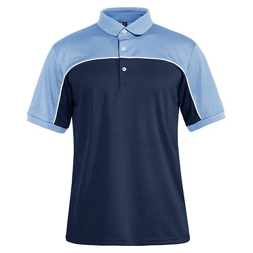 Color Block T-Shirts Mens Short Sleeve Polo Shirts Fashion Casual Golf Polos Business Tee Shirts Button Down Polo Shirt - Vimost Shop