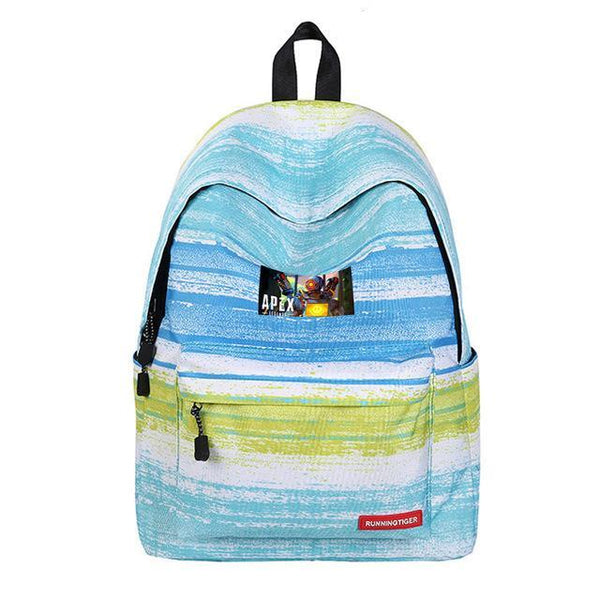 Colorful Striped Starry sky New Hip-Hop School Style Backpack - Vimost Shop