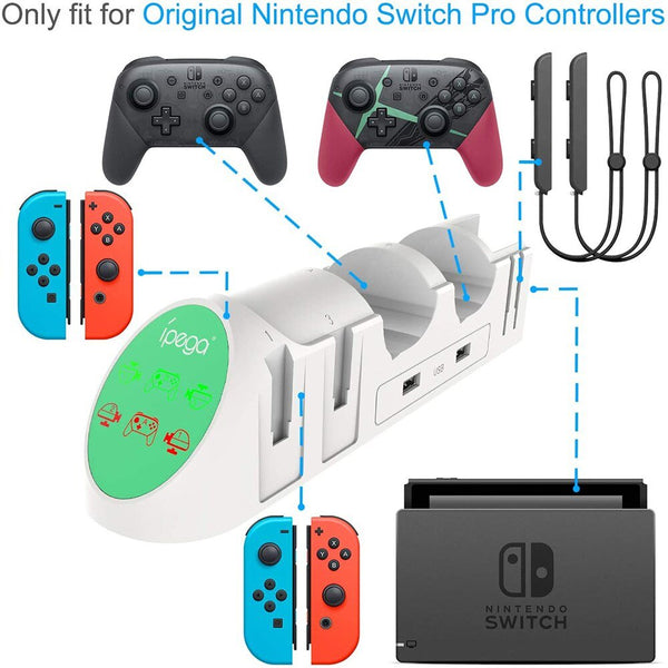 Control Battery Charger for Nintend Nintendo Switch Joy Con Joycon Console Charging Dock Nintendoswitch Controller Stand Gamepad - Vimost Shop