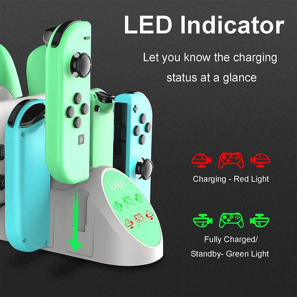 Control Battery Charger for Nintend Nintendo Switch Joy Con Joycon Console Charging Dock Nintendoswitch Controller Stand Gamepad - Vimost Shop