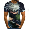 Cool anime men's T-shirt summer fashion top 3D round neck short sleeve Naruto casual shirt T-shirt - Vimost Shop